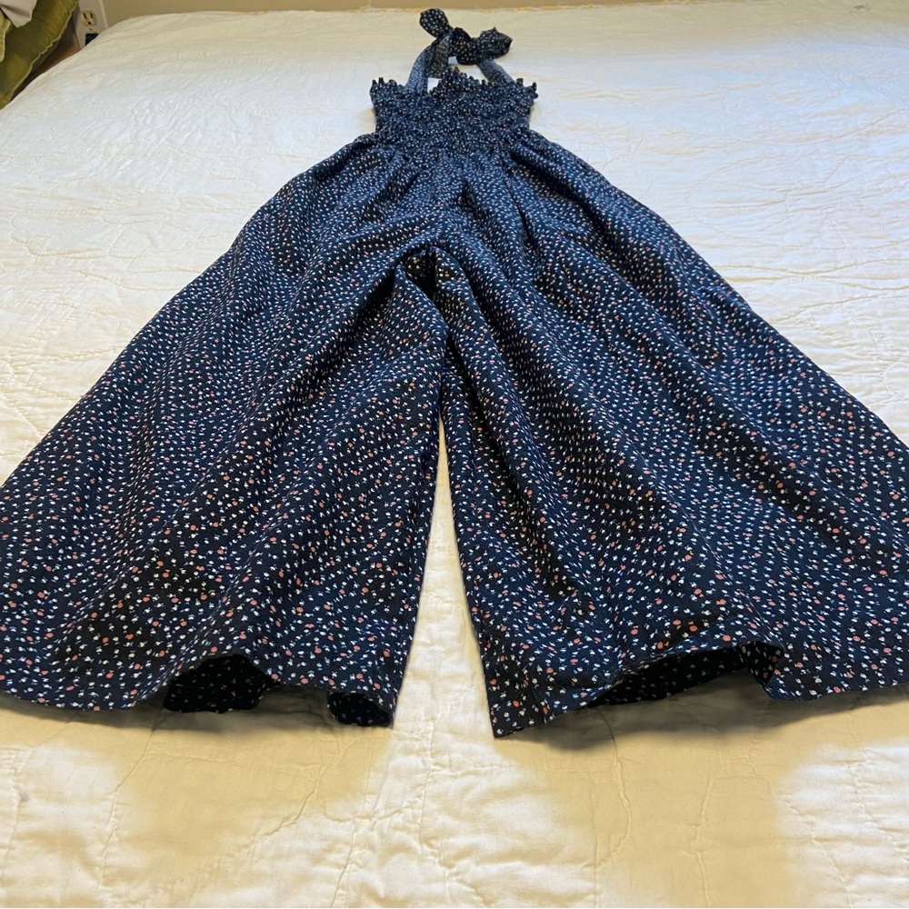 Vintage handmade smocked top jumpsuit - Picture 8 of 9